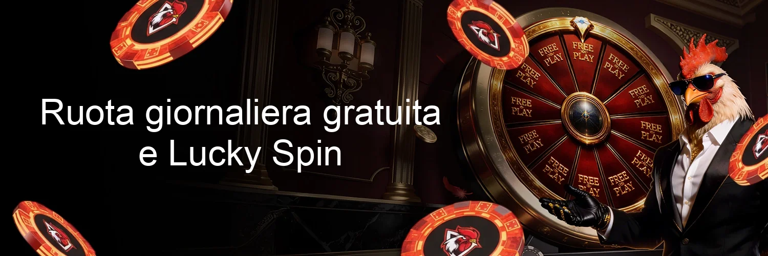 Ruota giornaliera gratuita e Lucky Spin